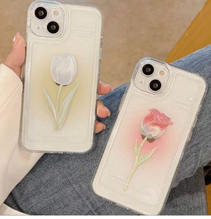 Coque de téléphone avec motif floral - iPhone 11 pro max, 2 pcs