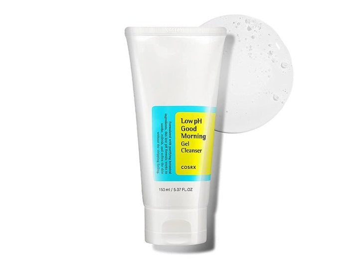 Gel nettoyant doux COSRX Low pH Good Morning - 150ml, idéal pour purifier et équilibrer la peau. Disponible à Dakar en 1H sur Dialy.sn