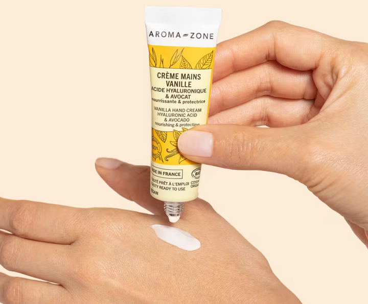 Aroma-Zone – Crème Mains BIO Vanille, Avocat - 20ml