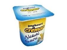 CREMOR - Yaourt nature sucré -  125G Dakar Dialy