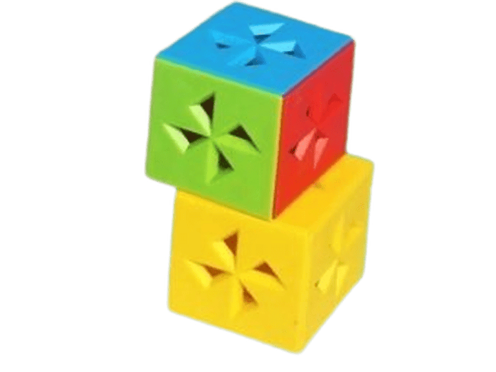 1 set de blocs de construction transformables 3D - Jouet puzzle pour enfants