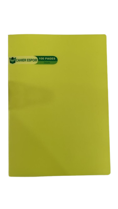 Cahier de Dessin ESPOIR – 100 Pages - Papier de Qualité Dialy - Dakar 