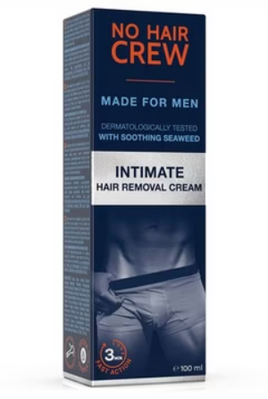 Crème Intime Dépilatoire pour Hommes - Formule de Qualité Supérieure, 100 ml