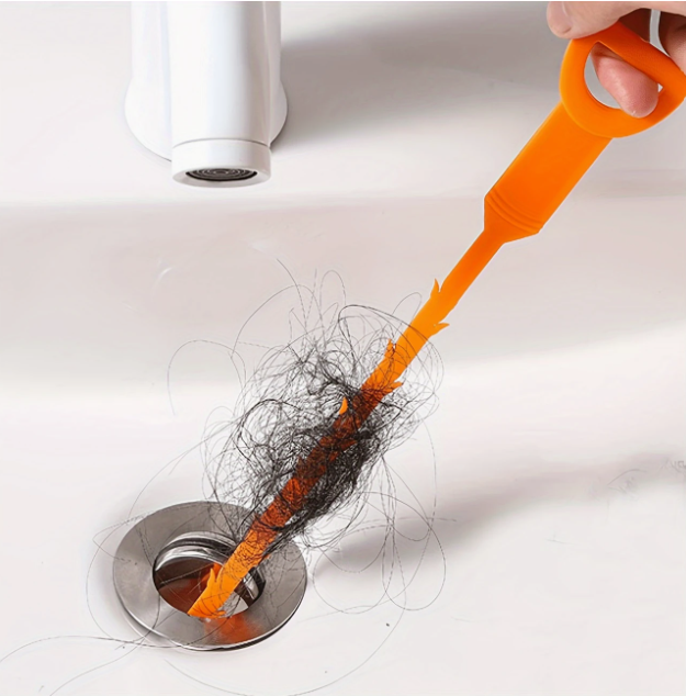 Outil Déboucheur de Canalisation – Attrape-Cheveux pour Évier et Baignoire