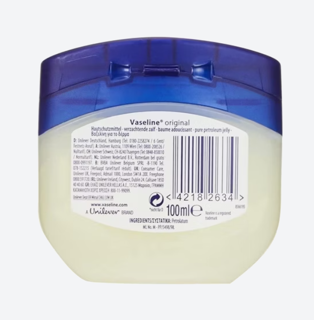 VASELINE -  Pure Petroleum Jelly Original - 100 ml