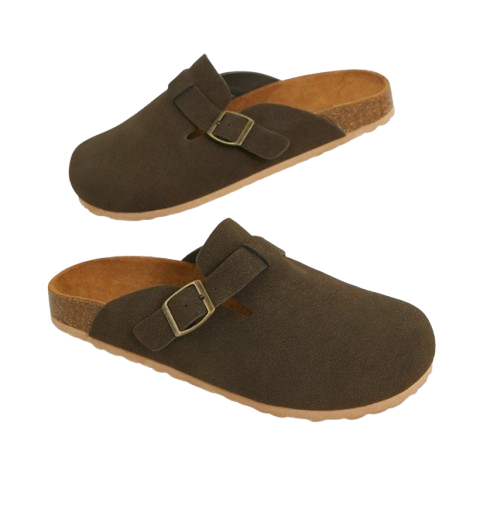 HUZIA Mules casual pour femmes, sandales à enfiler. 41