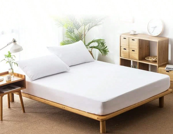 Protège-matelas coton imperméable hypoallergénique – Couleur Blanche