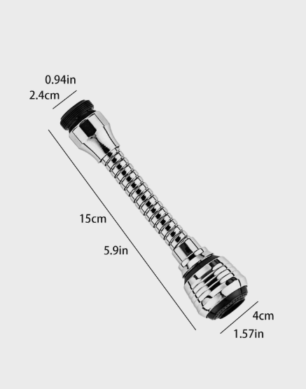 Rallonge de Robinet Inox Anti-Éclaboussures – Cuisine