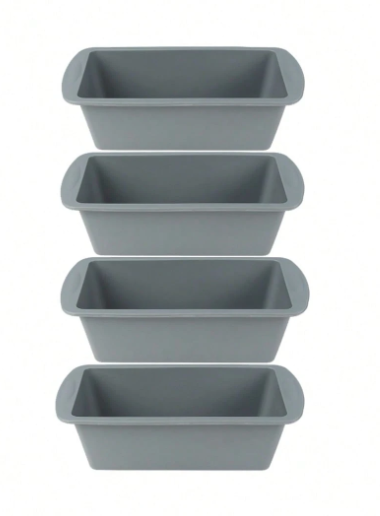Moule Mini Gâteau Rectangulaire en Silicone GRIS
