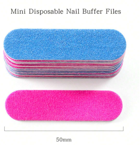 Lot 16 mini limes à ongles – Accessoires manucure