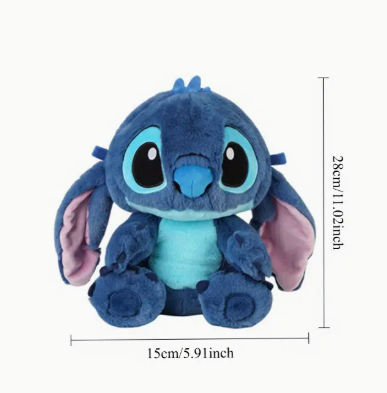 1pc Sac à Dos Disney Stitch en Peluche - Léger Polyester avec Bretelles Ajustable