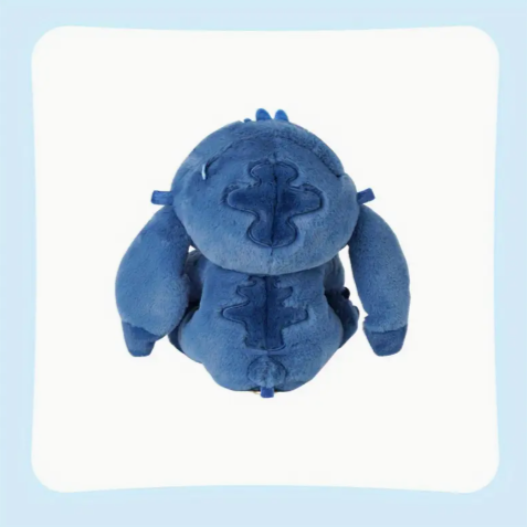 1pc Sac à Dos Disney Stitch en Peluche - Léger Polyester avec Bretelles Ajustable