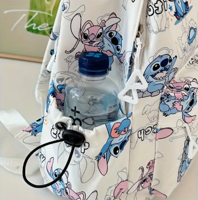 Sac à Dos Disney Stitch et Angel  – Grande Capacité et Légère