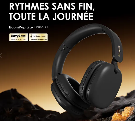 ORAIMO – Casque Bluetooth Sans - BoomPop Lite OHP-317