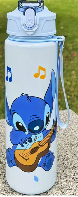 Gourde Disney Stitch –  Étanche Rose - 800 ml