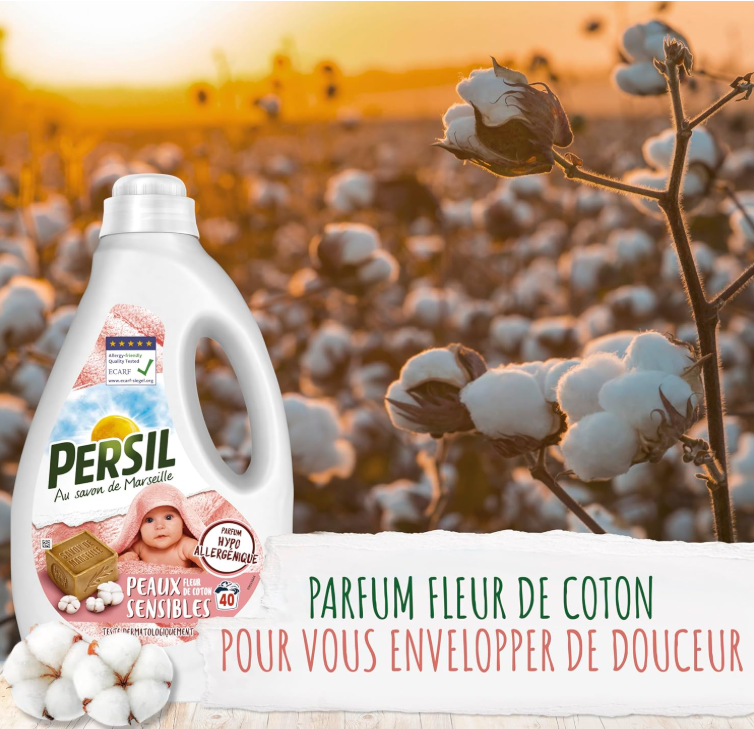 PERSIL - Lessive Peaux Sensibles au Savon de Marseille – 43 Lavages