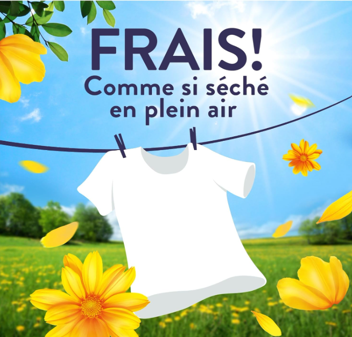 LENOR - Fresh Air Adoucissant Rayons de Soleil – 60 Lavages (840ml)