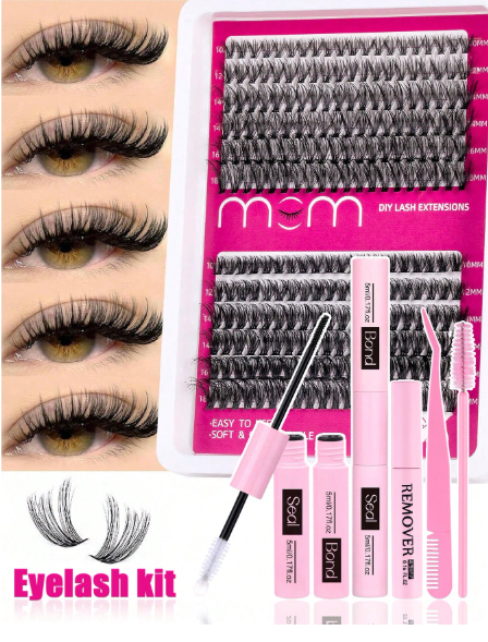 Set d'extension de cils DIY 200 pièces/240 pièces