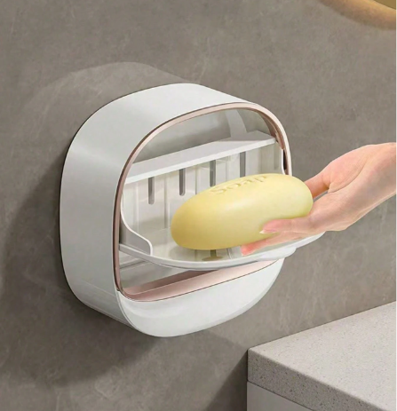 Porte-savon de luxe avec plateau d'égouttage