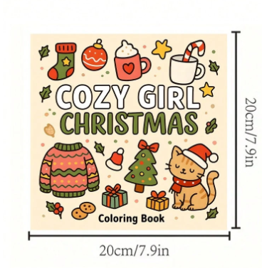 Livre de coloriage de Noël de 24 pages