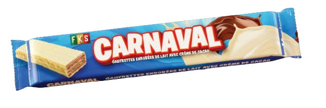 CARNAVAL - Biscuit au lait 20g