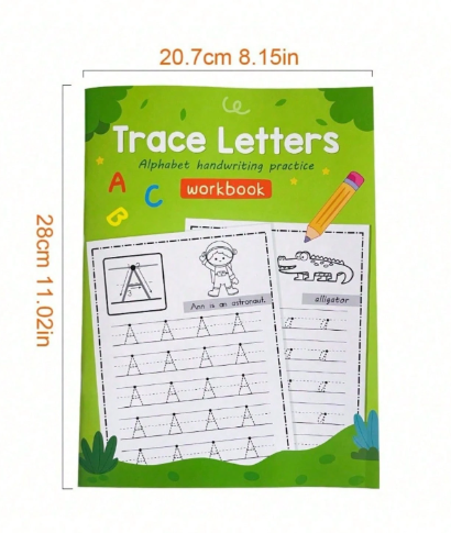 Livre d'exercices pour l'apprentissage de l'écriture et des lettres,