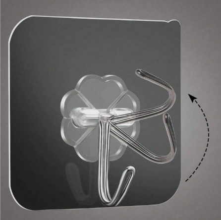 10  pièces Crochets muraux adhésifs, crochets sans dommage sans perçage