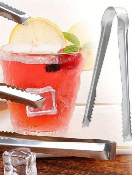 Pinces à glace en acier inoxydable antidérapantes