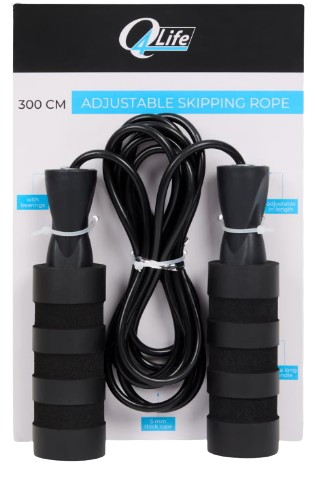 Corde à sauter Q4LIFE 3M pour fitness et cardio, disponible sur Dialy à Dakar