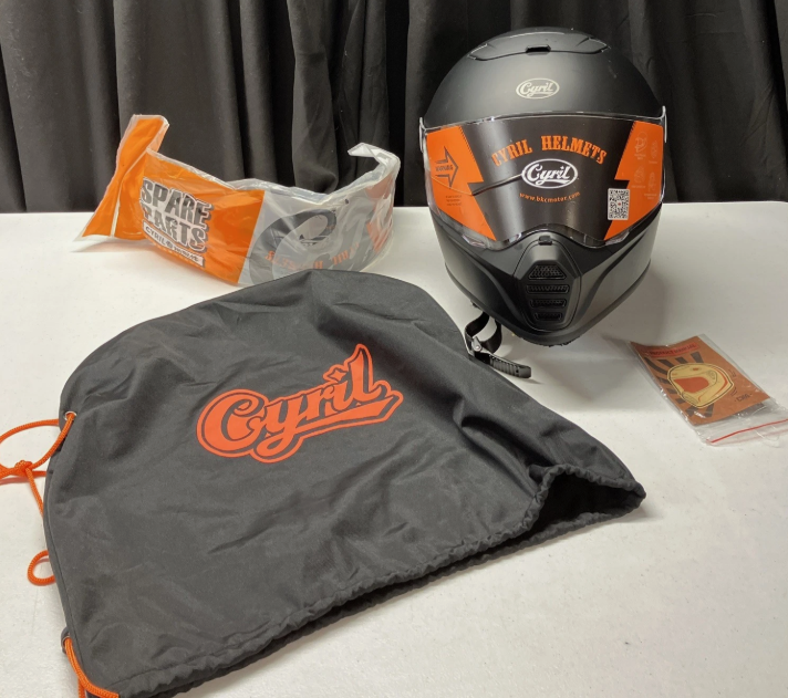 CYRIL – Casque Intégral de Moto C300 Noir Mat – XL