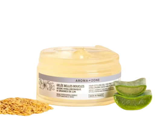 Aroma-zone _geléee belles boucles acide hyaluronique & graines de lin -100ml