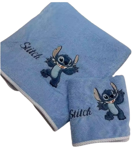 2 pièces Serviette de Bain Stitch