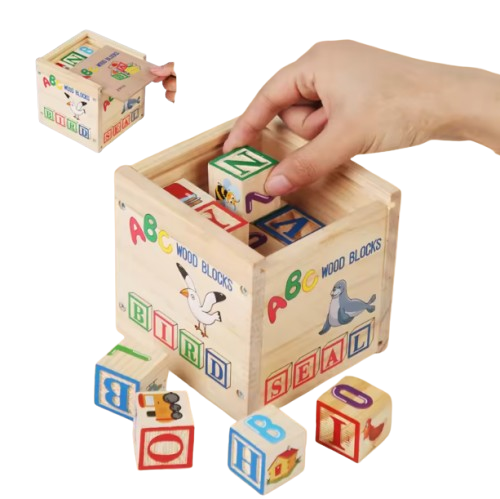 Blocs Lettres Éducatifs Bois