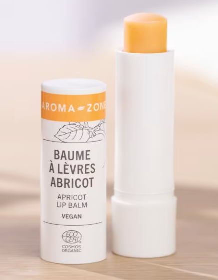 AROMA - ZONE - Baume à lèvres rose Bio abricot vegan - 4,5g
