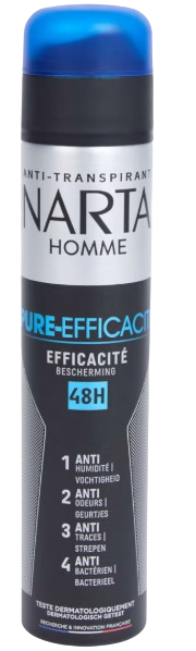Narta - Pure Efficacité - Anti-Transpirant pour Homme - 200 ml