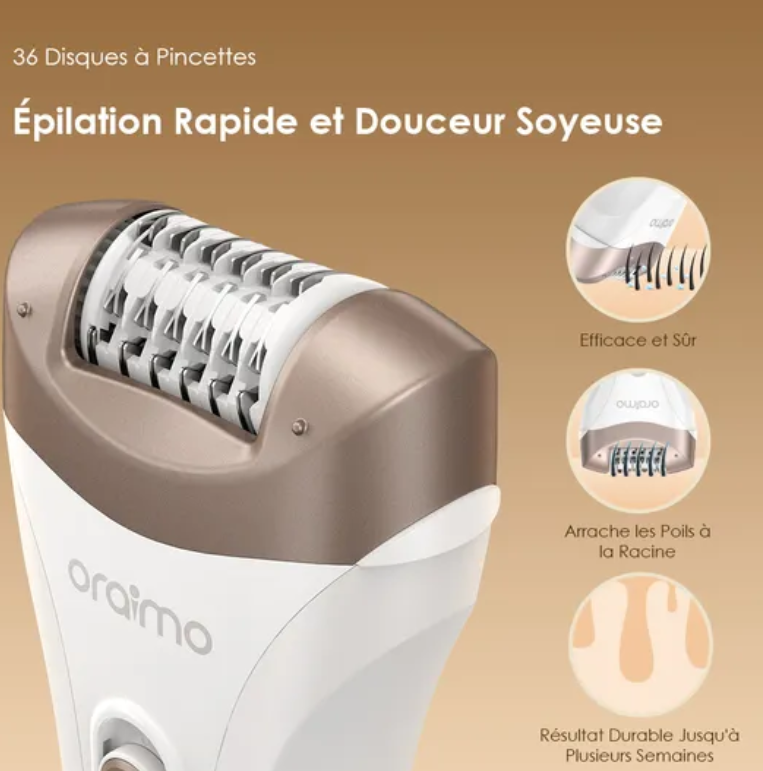 ORAIMO - Silk Smooth Épilateur Pour Femmes