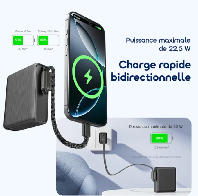 ORAIMO - Power Bank L11 OPB-7103 C, bleu