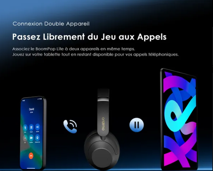 ORAIMO – Casque Bluetooth Sans - BoomPop pro OHP-917