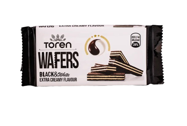 Toren – Biscuits gaufrettes à la crème et au cacao - 40 g
