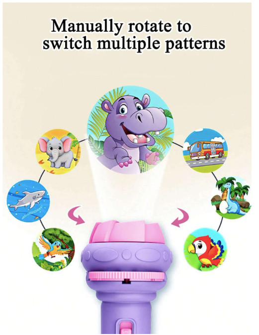 Jouet  Projection Lampe de Poche – Images Aléatoires pour Enfants