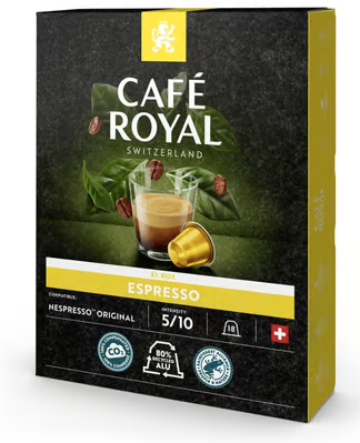 Capsules Café Espresso Compatibles Nespresso® x18 93g - CAFE ROYAL