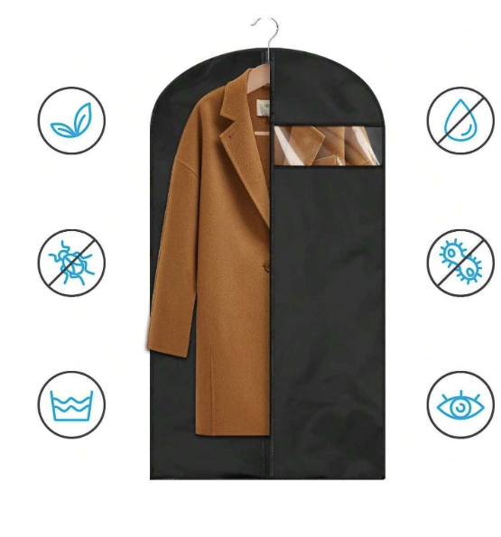 Housse Anti-Poussière pour Vêtements - Taille 60-120 cm