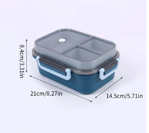 Lunch Box double couche scellée pour bureau – Micro-ondes compatible
