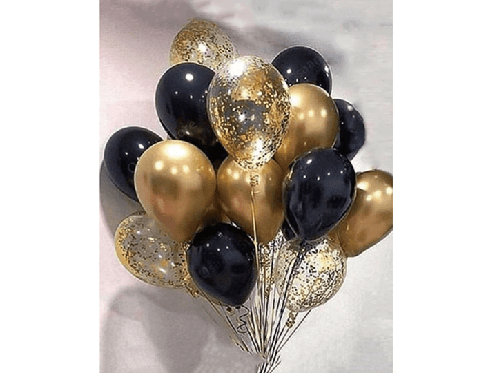 ballons en latex  à motifs mixtes pour  fête, 18 pcs