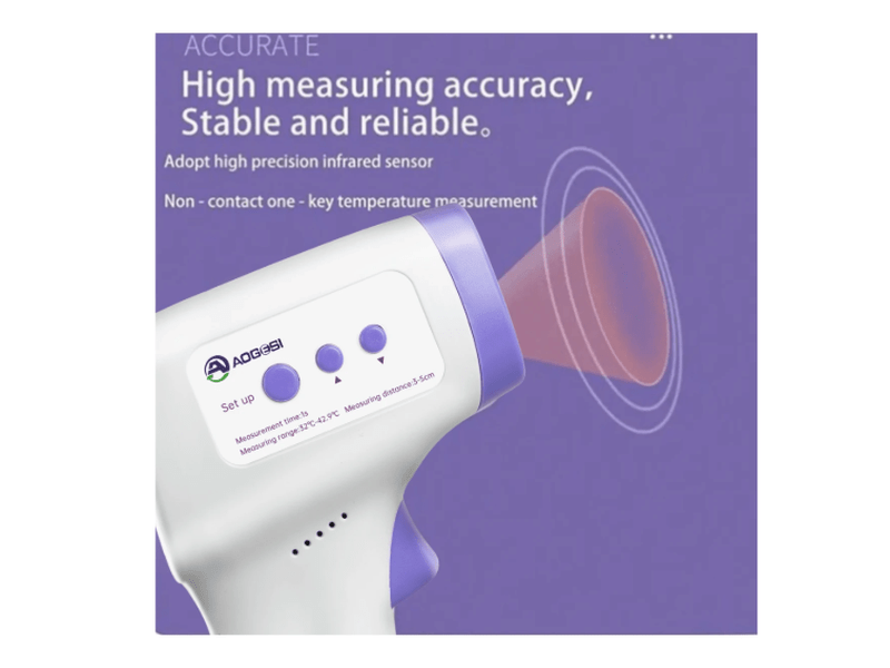 Pistolet à température du front sans contact Thermomètre électronique