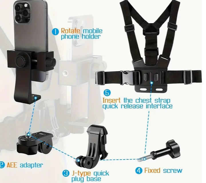 Main Libre Smartphone, Support Universel de Smartphone Régulable