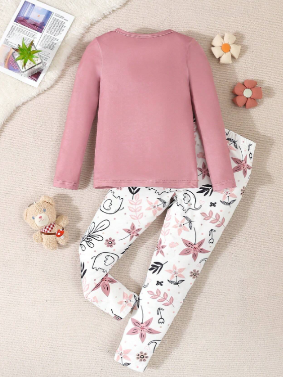 Pyjama Enfant 4 Ans – Haut Manches Longues + Pantalon