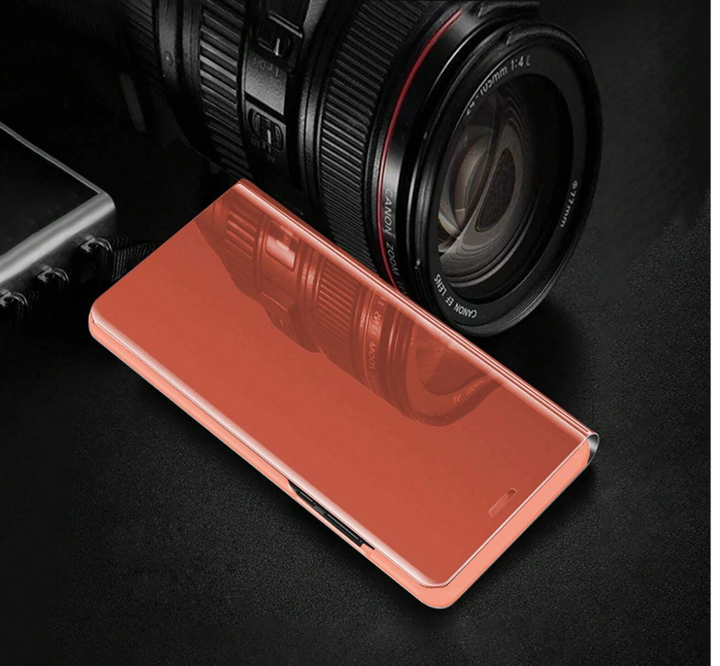 Coque de téléphone miroir luxe à rabat – Compatible Galaxy A56 5G ARGENTE