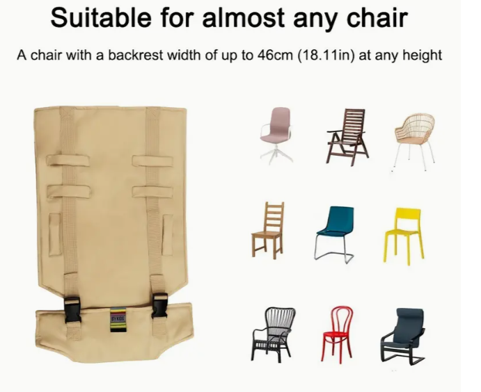 BOOBEE - Harnais de sécurité pour chaise haute portable