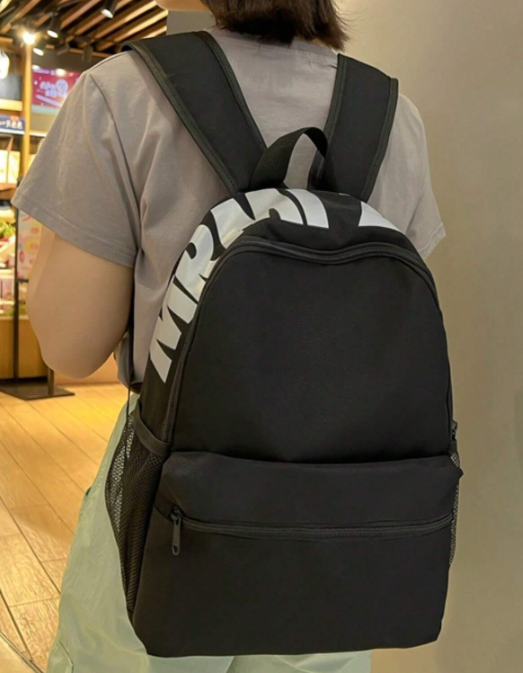 Sac à dos femme de couleur unie (grand sac à dos), sac d'épaule sac d'école à la mode pour adolescentes